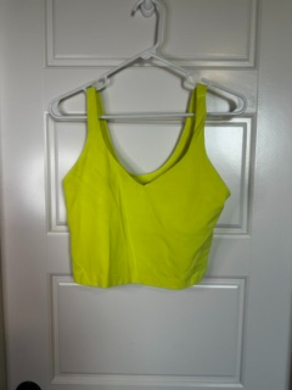 Bright Lululemon Workout Tank Top w/ Built In Bra